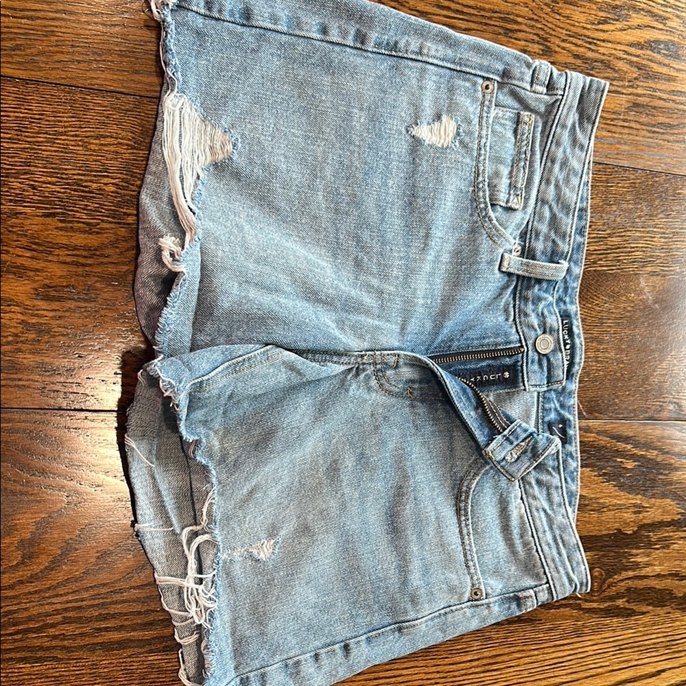 Lucky Brand Blue Boyfriend shorts